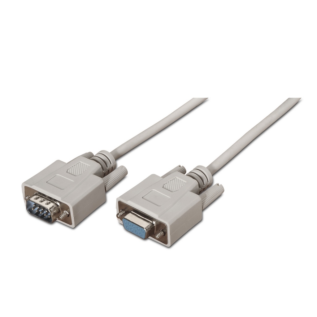 [A112-0065] Cable serie RS232 DB9 H a DB9 M 1.8m Aisens