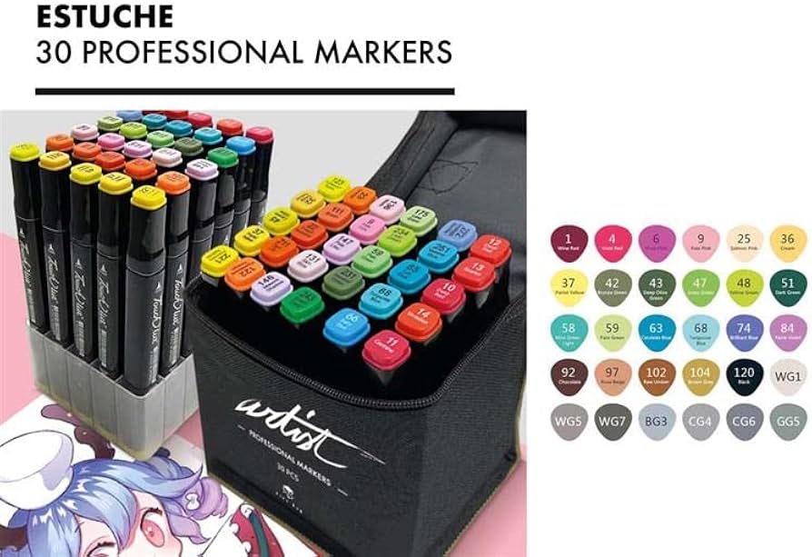 [AB-0730] Rotuladores marcadores Luxury Canvas 30uds Artist