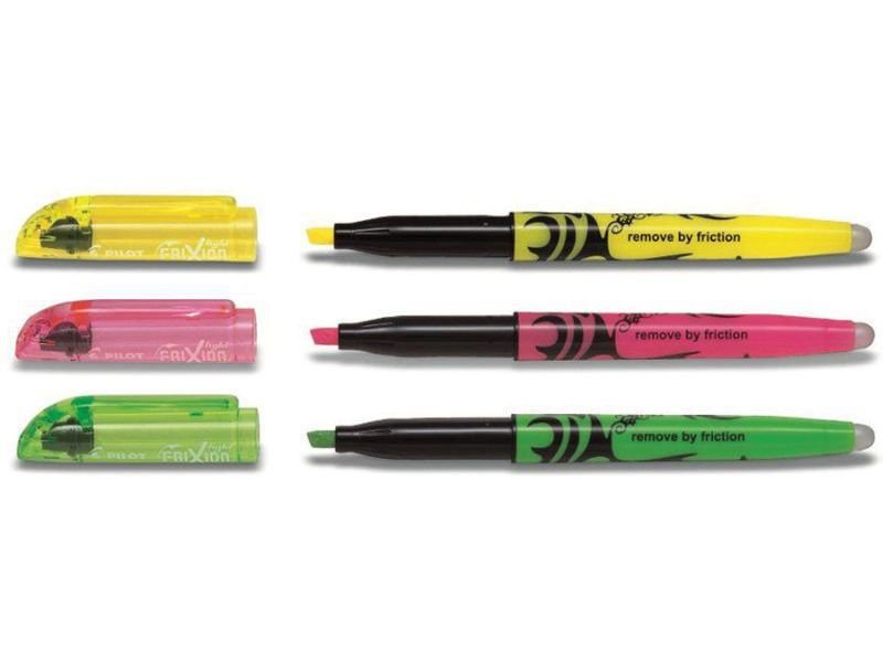 Boligrafo Pilot Frixion light fluorescente