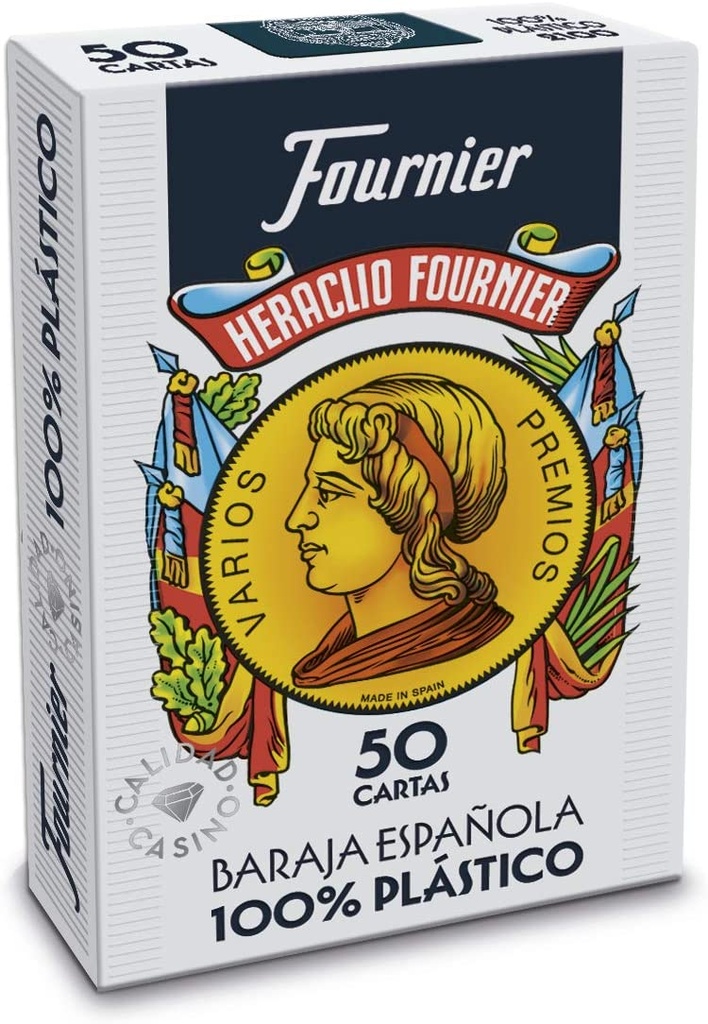 [10023423] Baraja Española nº2100 50 cartas de plático Fournier