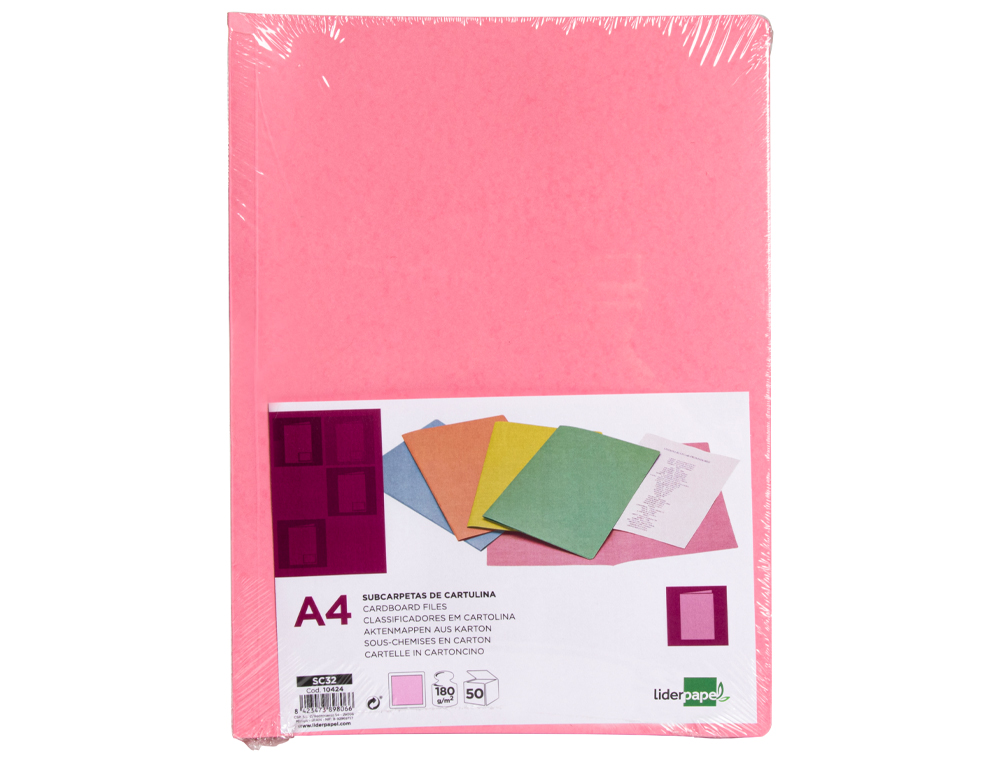 Subcarpeta A4 180g Liderpapel