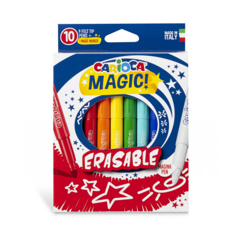 [43182] Rotuladores Magicos borrables 10uds colores surtidos Carioca