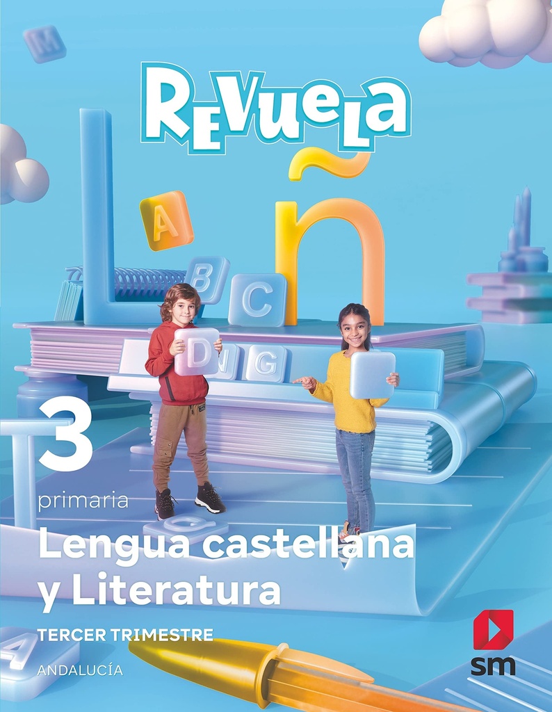 [9788419102508] Lengua Castellana y Literatura . 3 Primaria. Trimestres. Revuela. Andalucía