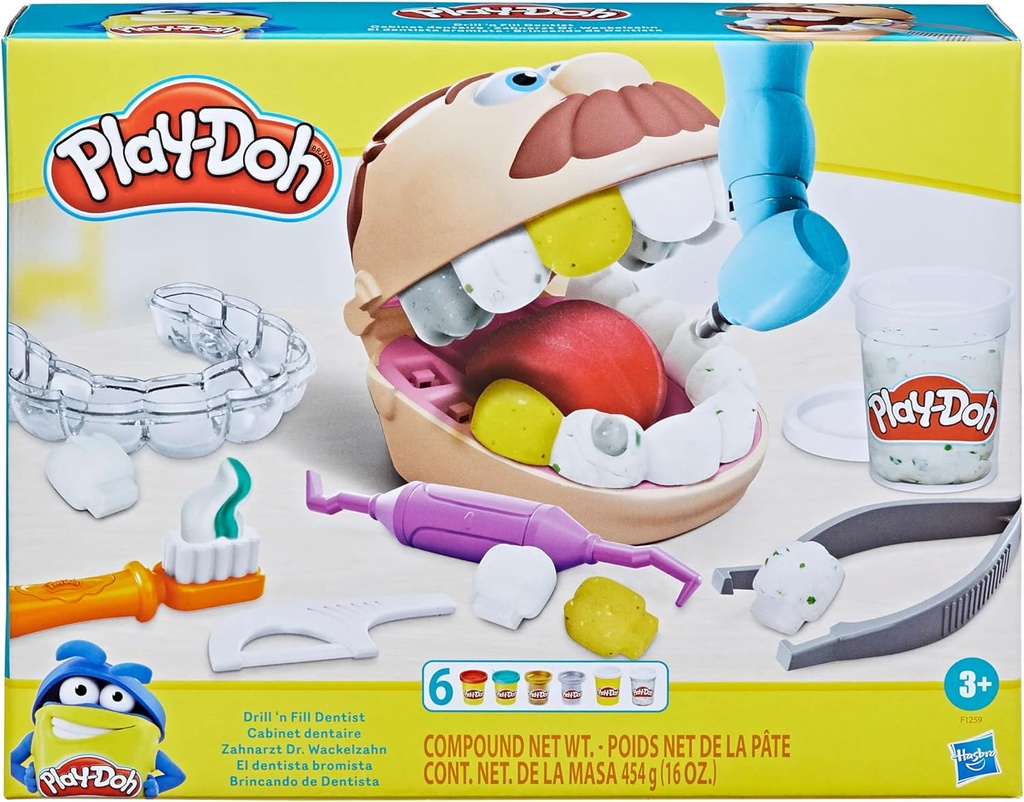 [F12595L0] Dentista Bromista Play-Doh +3