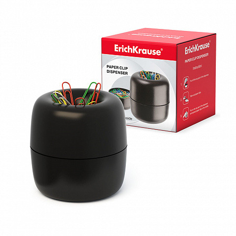 [605] Portaclips imantado 30 clips colores Erich Krause