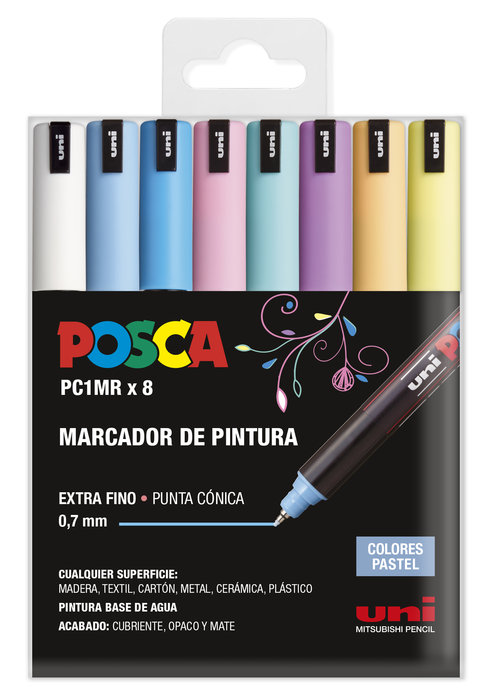 [182634847] Marcador PC1MR 0.7mm 8uds Posca (copia)
