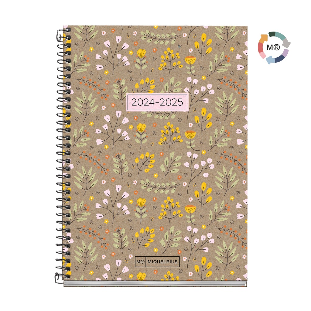 [MR26644] Agenda escolar Activa  S/V LEAVES 2024-2025 MR