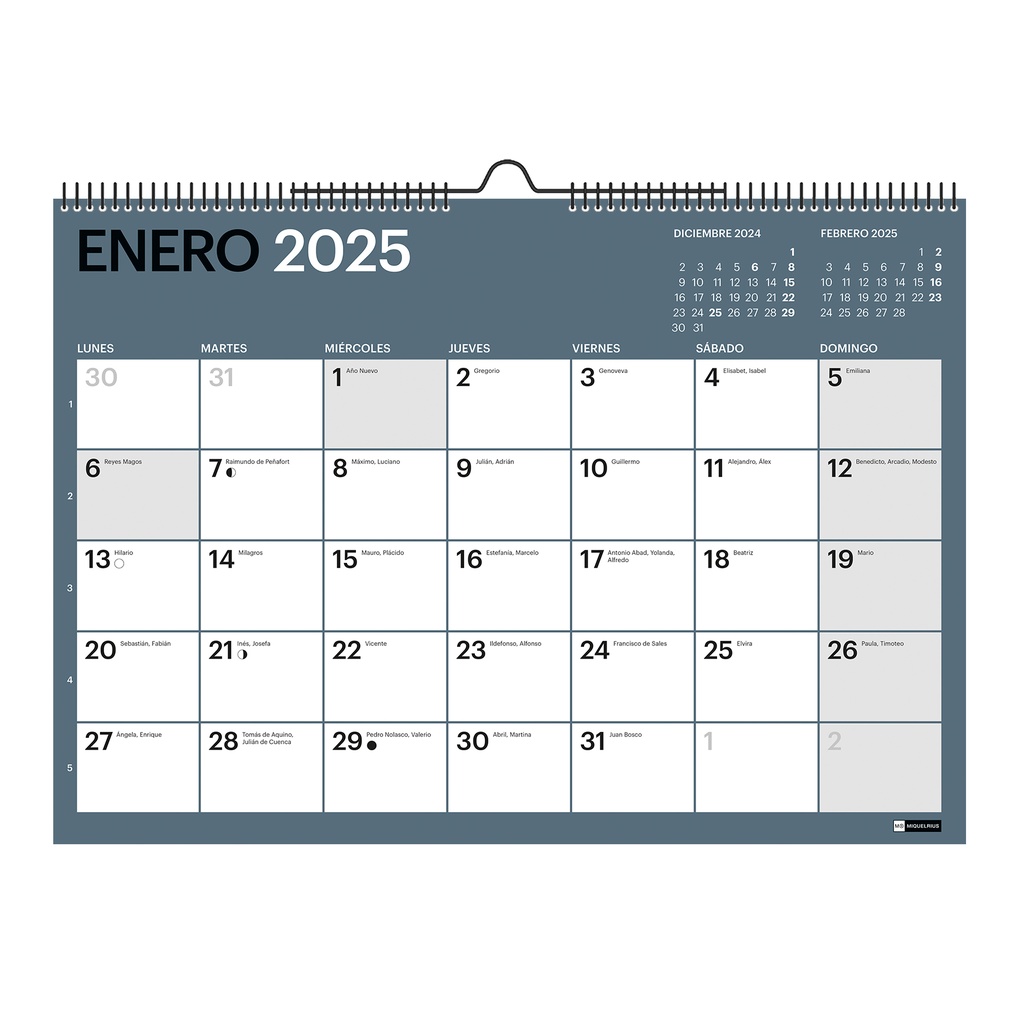 [MR28226] Calendario 18 meses PARED A3 P/ESC.CHROMAT 2024-2025 MR