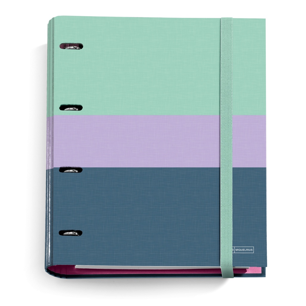 [MR20973] Carpebloc Notebook A4 4 Anillas 35 mm Rider Purple MR_24