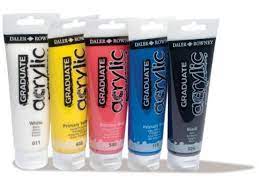 Graduate pintura acrílica 120ml colores basicos Daler Rowney