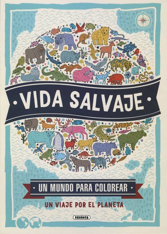 [9788467771596] Vida salvaje (un mundo para colorear)