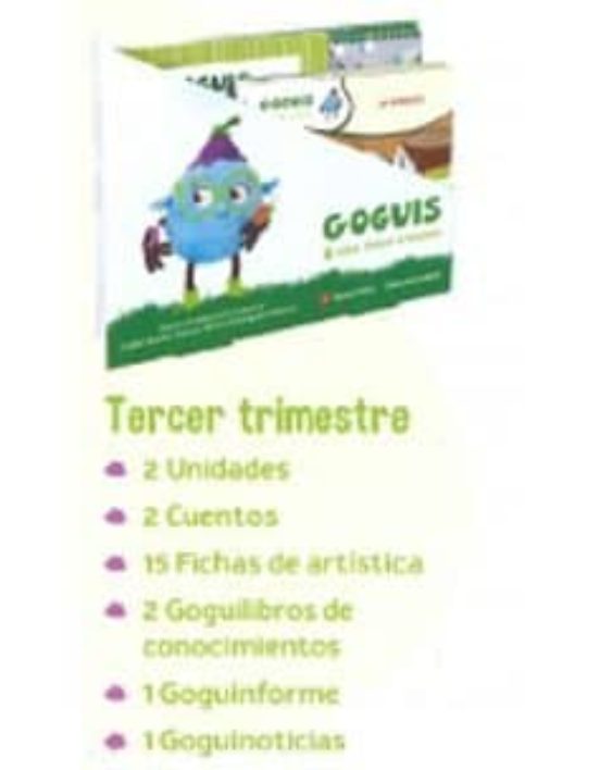 [9788468251172] Goguis 4 años 3º trimestre globalizado infantil