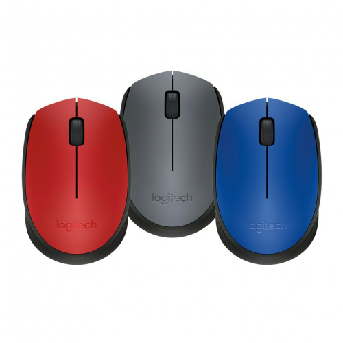 Raton logitech m171 inalambrico usb azul