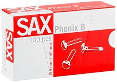 [8 SAX] Encuadernador metalico nº 8 40mm 1ud arandela Sax