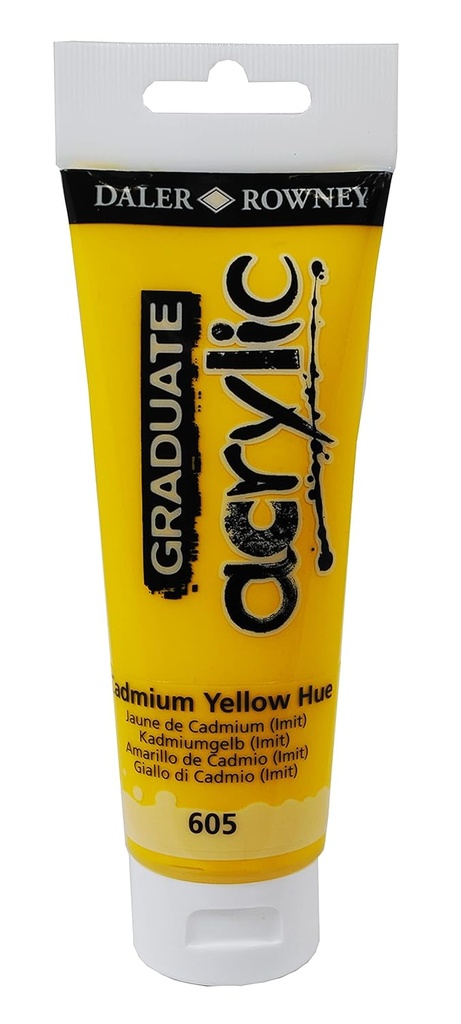 [D123120605] Graduate color acrílica Cadmium Yellow Hue. Tubo120Ml