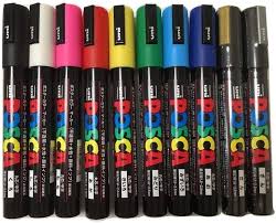 Rotulador marcador PC5M 1.8-2.5mm Metálico Posca
