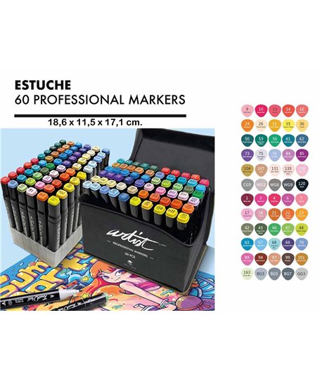 [AB-0760] Rotuladores marcadores Luxury Canvas 30uds Artist (copia)