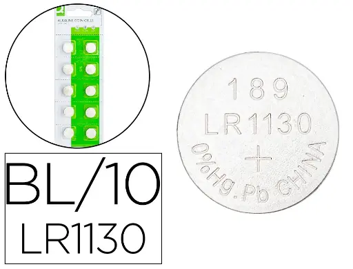 [KF14556] Pila AG10/LR1134/LR54 1.5V 1U blister Q-connect