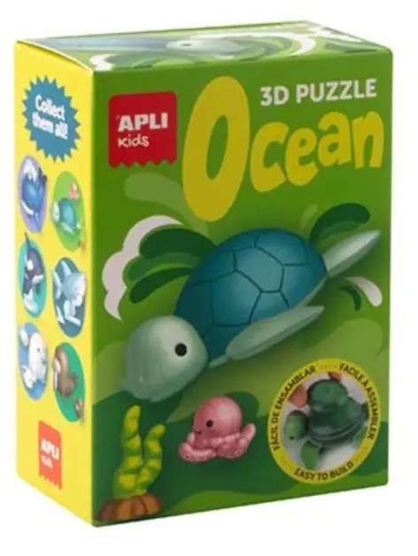 [19953] Puzzle 3D Océano Tortuga +6a Apli