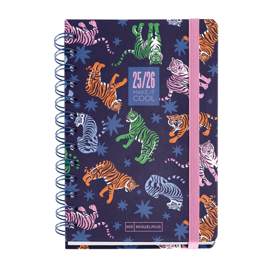 [MR26830] Agenda Escolar Activa Día Página Tigres 25_26