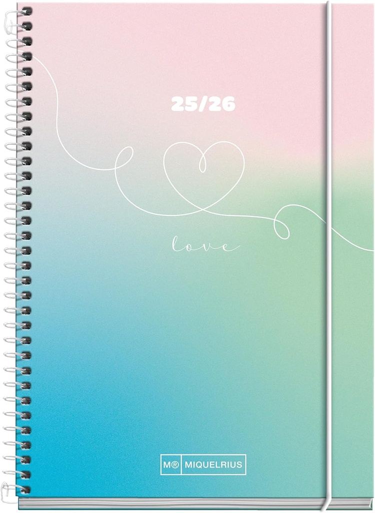 [MR26824] Agenda Escolar Activa Día Página Design Love 25_26