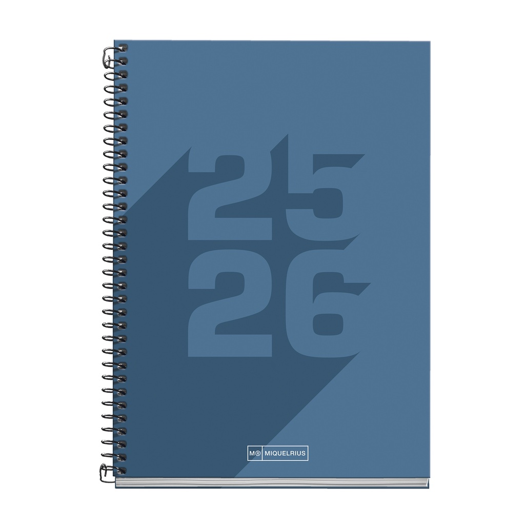 [MR26873] Agenda Escolar Plus Día Página Basic Marino 25_26
