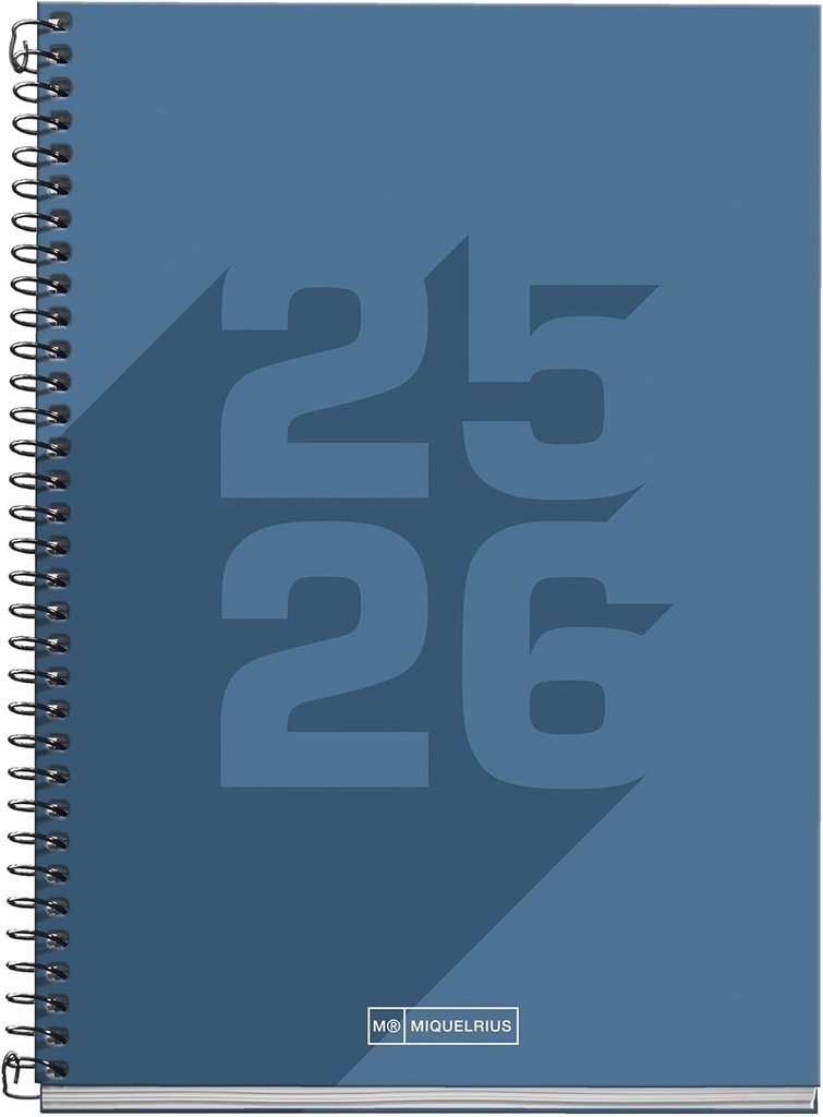 [MR26881] Agenda Escolar Plus Semana Vista Basic Marino 25_26