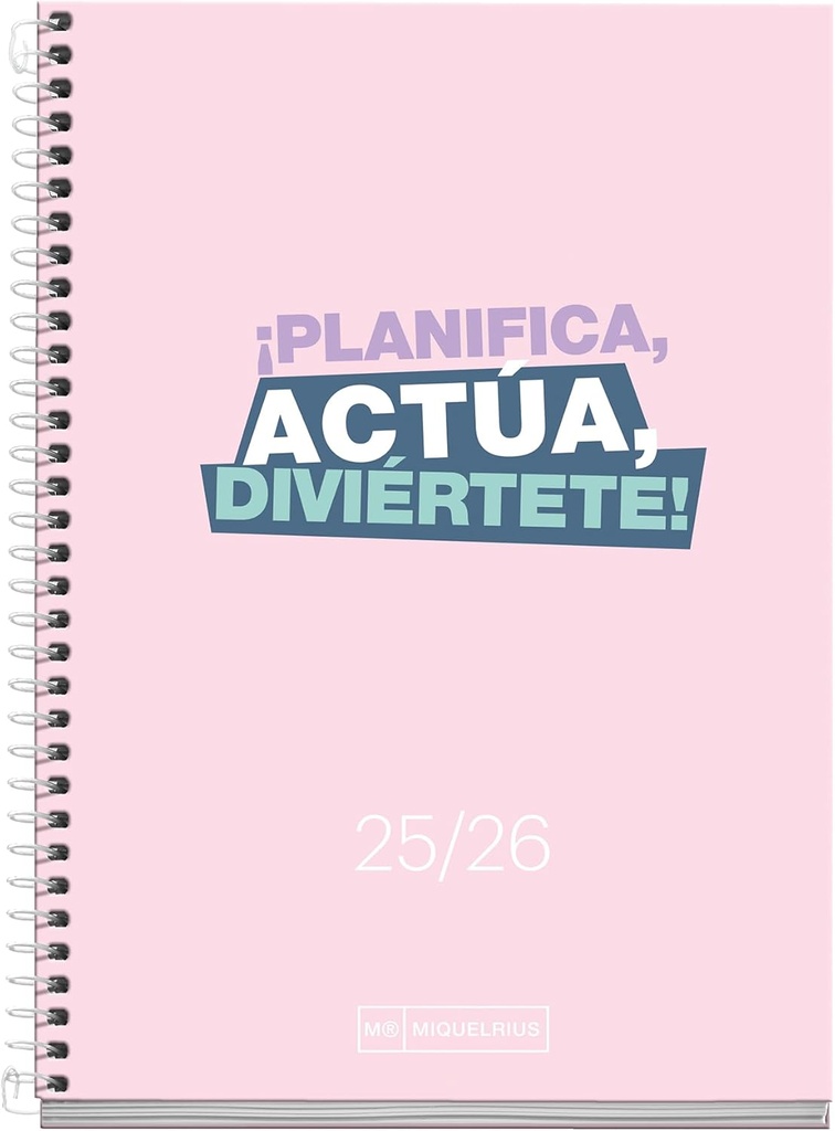 [MR26853] Agenda Escolar Activa Semana Vista Write Rosa 25_26