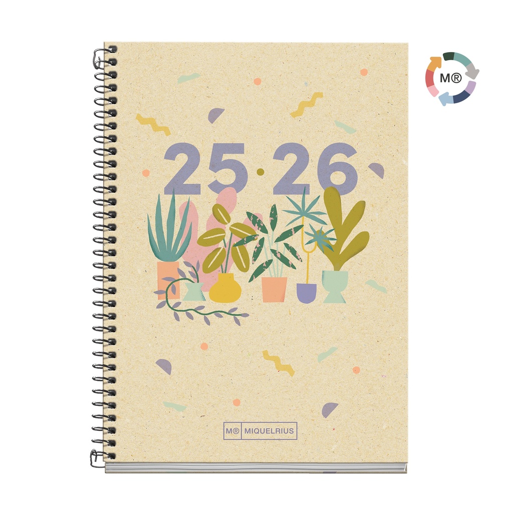 [MR26846] Agenda Escolar Activa Semana Vista Ecoplants 25_26