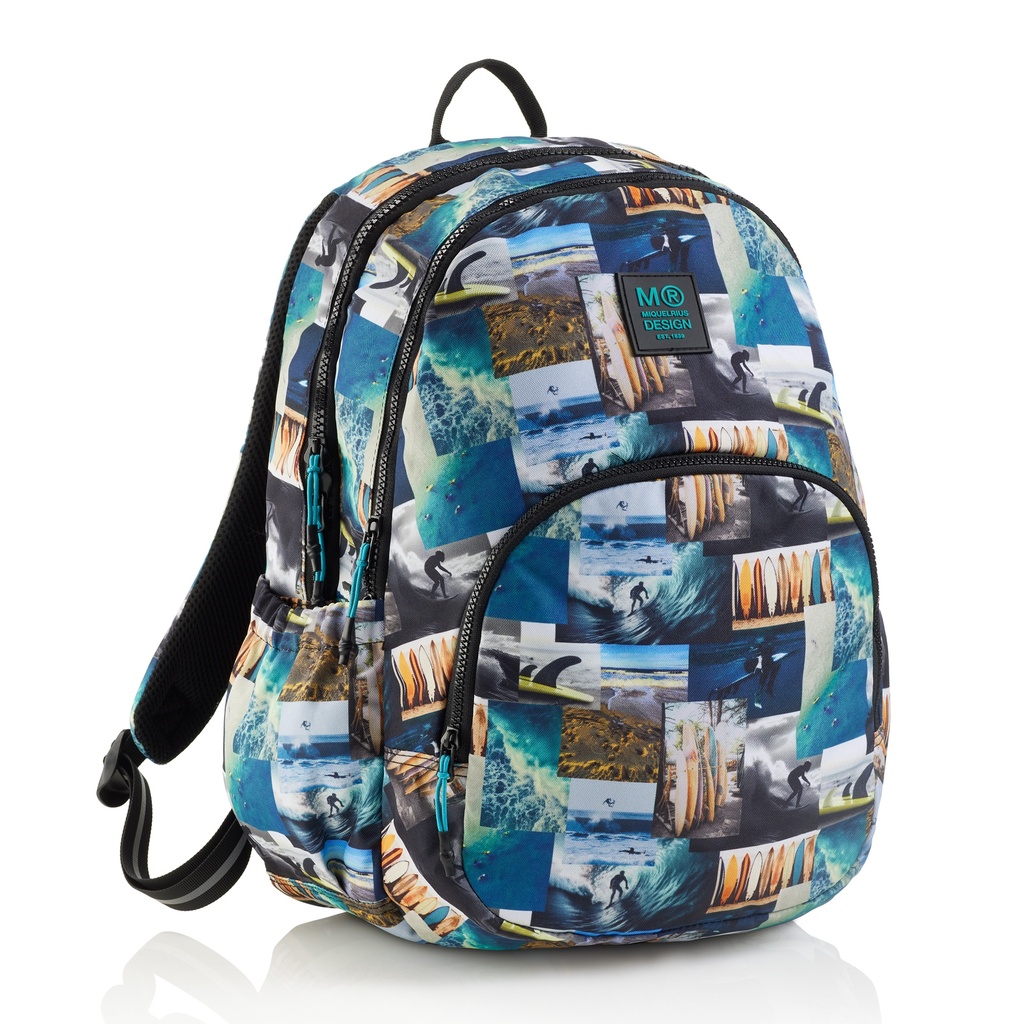 [MR19513] Mochila triple Oslo recicl. Surfin'