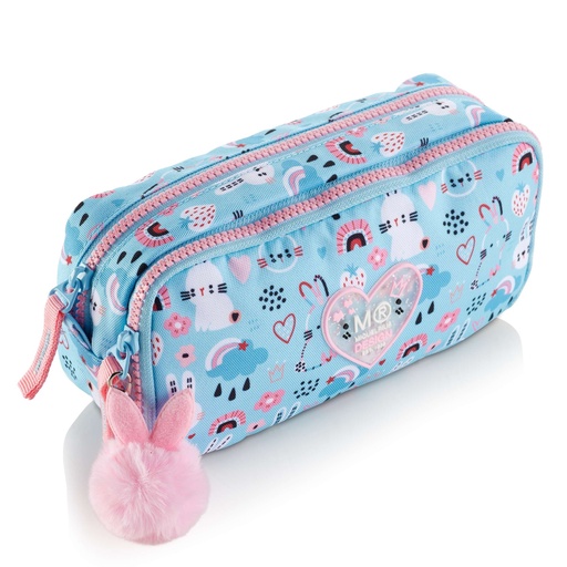[MR19430] Estuche portatodo Doble Organizador Reciclado  Bunny Bliss Miquelrius