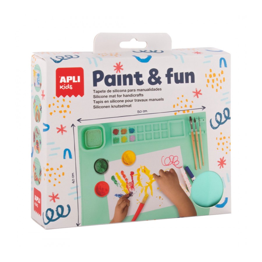  Tapete silicona para pintar y hacer manualidades sin ensuciar +3a Apli