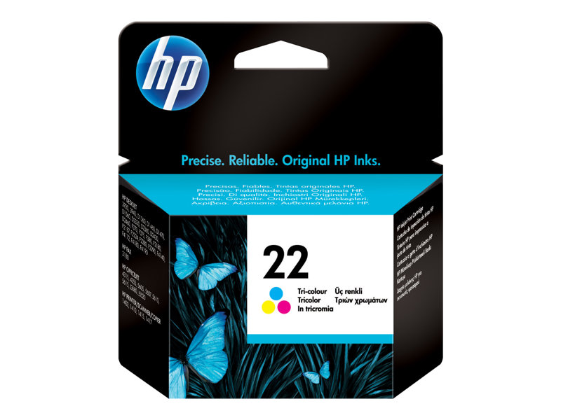 [C9352AE#ABE] Tinta hp 22 original c9352ae tricolor