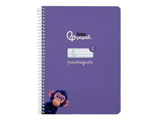 Cuaderno espiral 5X5 pautaguia A5 90g 80h T/D Liderpapel