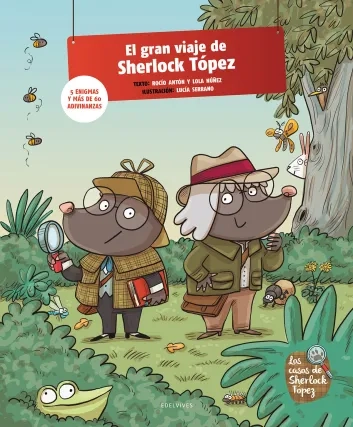 [9788414057629] El gran viaje de Sherlock Tópez. 5 enigmas y más de 60 adivinanzas + 5 años