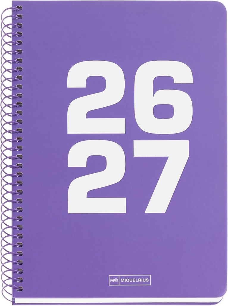 [MR21045] Agenda Escolar PLUS S/V BASIC DISEÑO.B 26_27 Miquelrius
