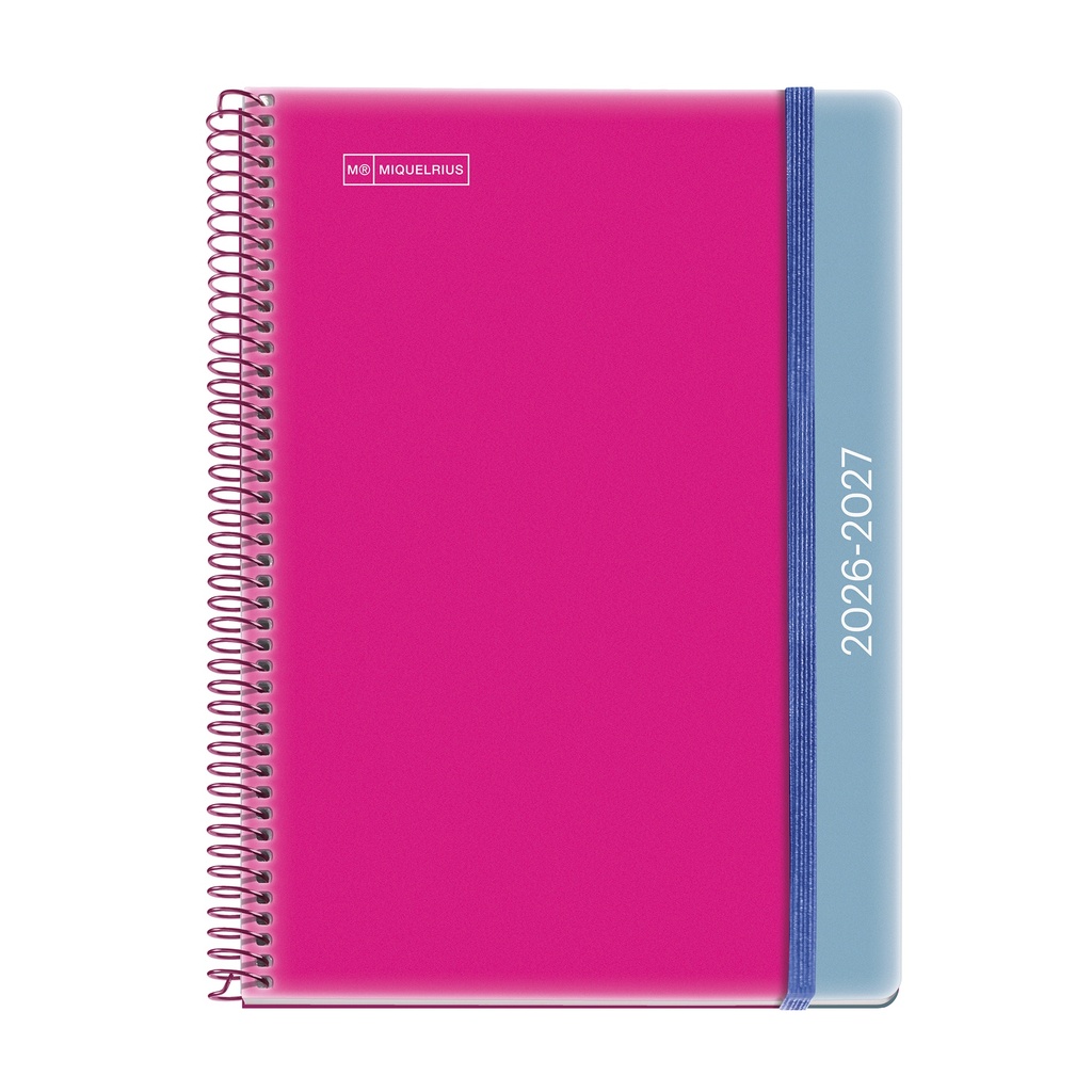 [MR21091] Agenda Escolar PLUS S/V COLLEGE TONE PINK-BLUE 2 Miquelrius