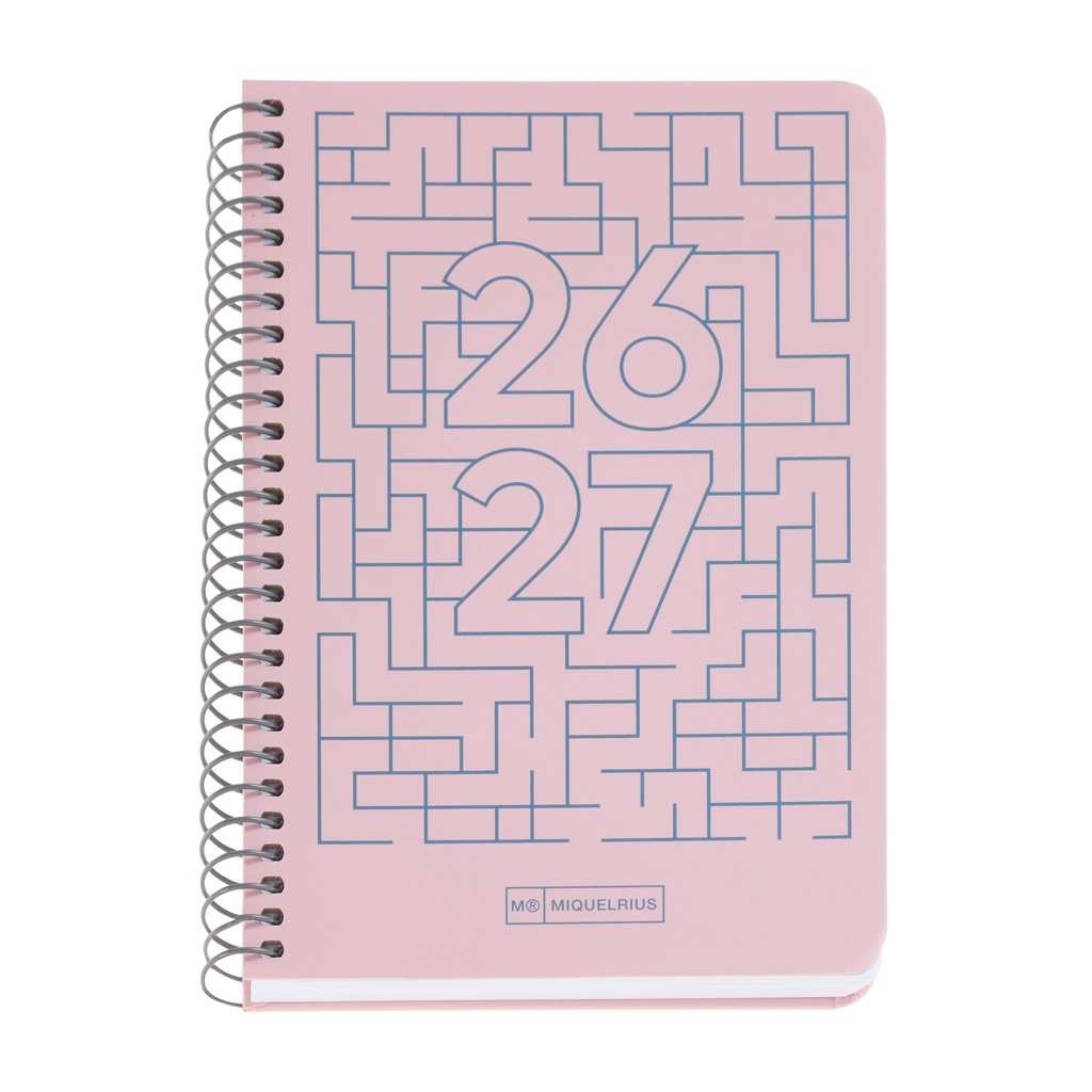 [MR21160] Agenda Escolar Activa Semana Vista Lab Rosa 2026-27 Miquelrius