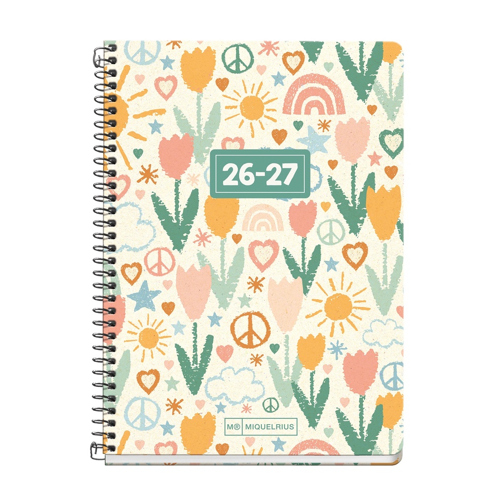 [MR21279] Agenda Escolar ACTIVA S/V ECOPEACE 26_27 Miquelrius