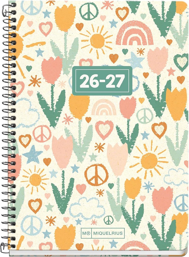 [MR21279] Agenda Escolar ACTIVA S/V ECOPEACE 26_27 Miquelrius