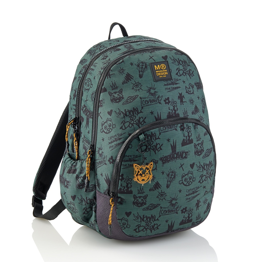[MR19800] MOCHILA TRIPLE OSLO RECI NOTBORINGVERDE Miquelrius