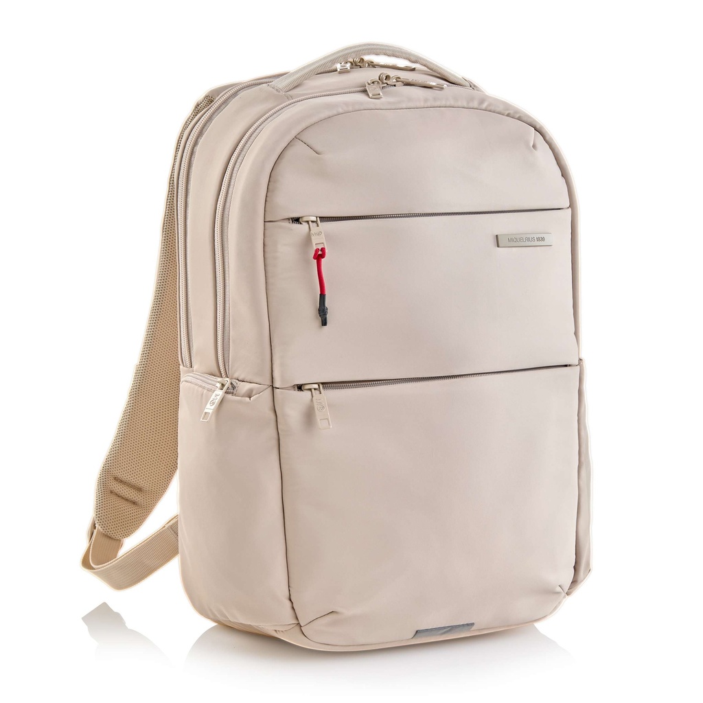 [MR19564] MOCHILA MEDIANA BEIGE BAG TO WORK Miquelrius