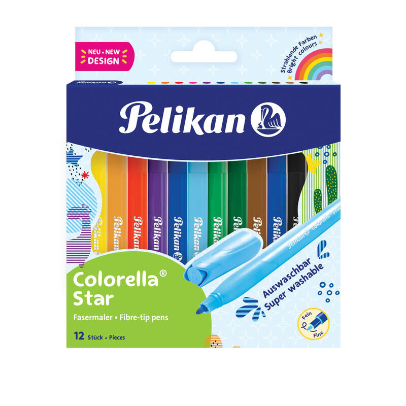 [100435922] Rotuladores 12uds Colorella Star Pelikan