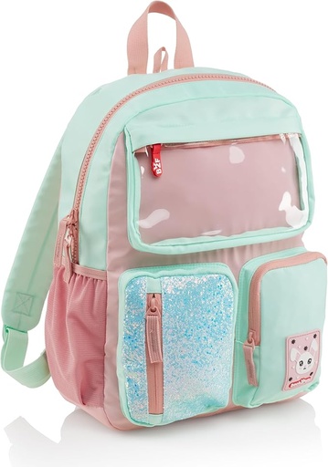 [MR19375] Mochila Bolsillo 3 Compartimentos Rosa Back2Fun Miquelrius