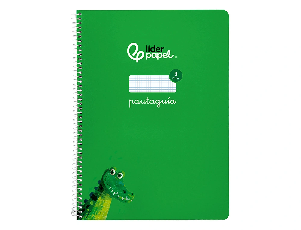 Cuaderno espiral 3X3 pautaguia A4 75g 80h T/B Liderpapel 