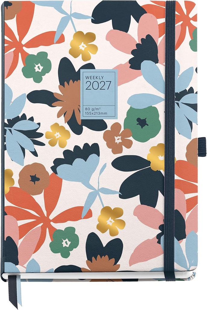 [MR25252] Agenda 2027, Día Página, Tapa Rígida, Español, Coloured Field Miquelrius