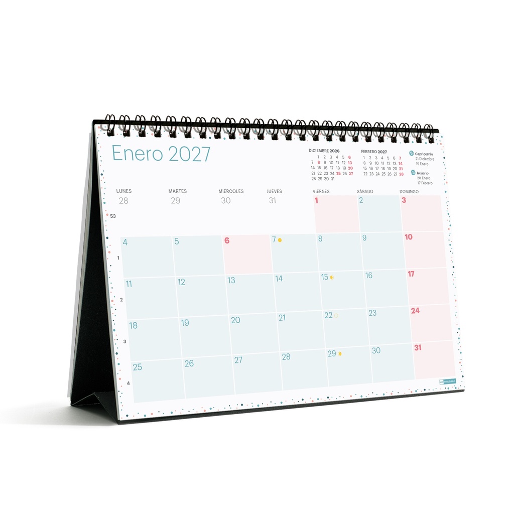 [MR28447] Calendario Sobremesa A5 Lovely 2027