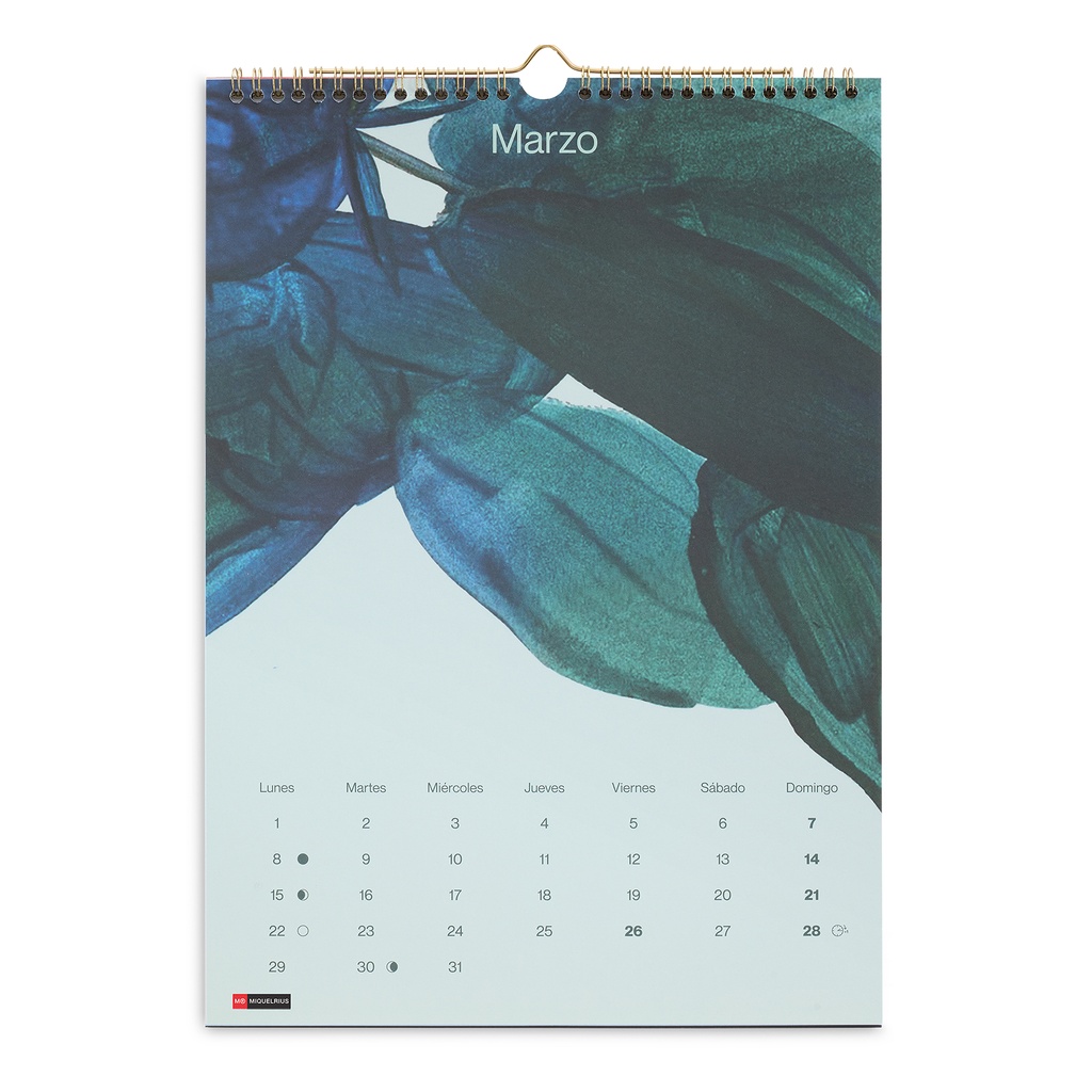 [MR28448] Calendario Pared 28x39,7 Acuarela 2027