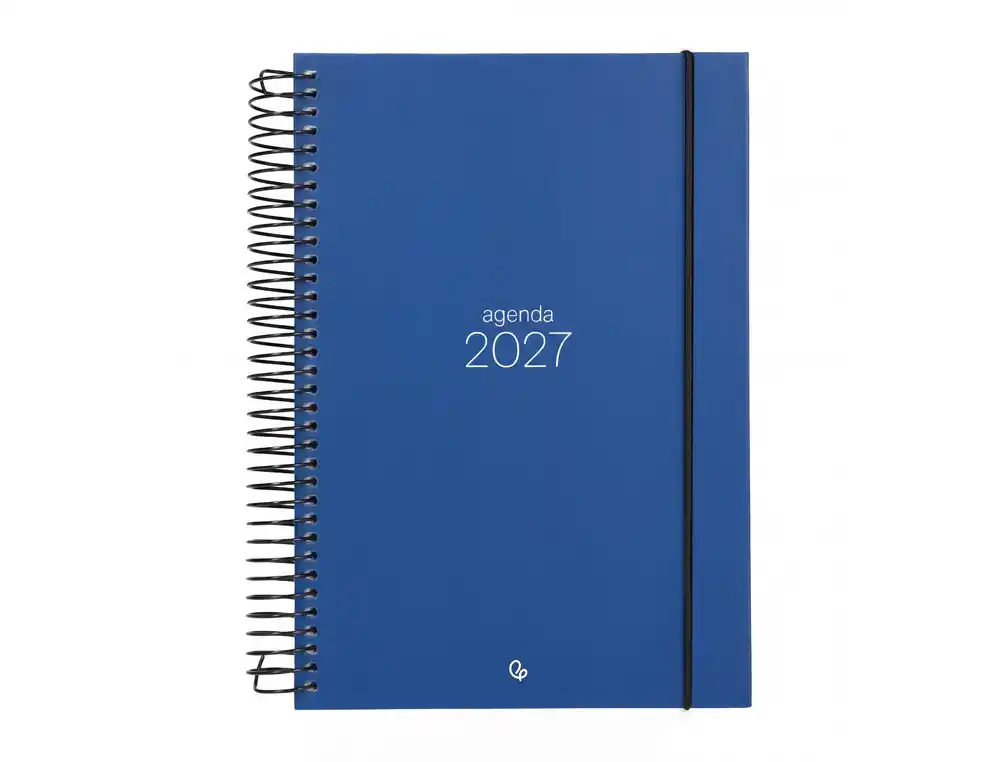 Agenda espiral  2027 Olbia día página A4 bilingue 60g papel FSC Liderpapel