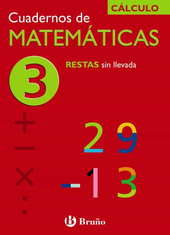 [9788421656709] Cuaderno de matematicas 3: restas sin llevada